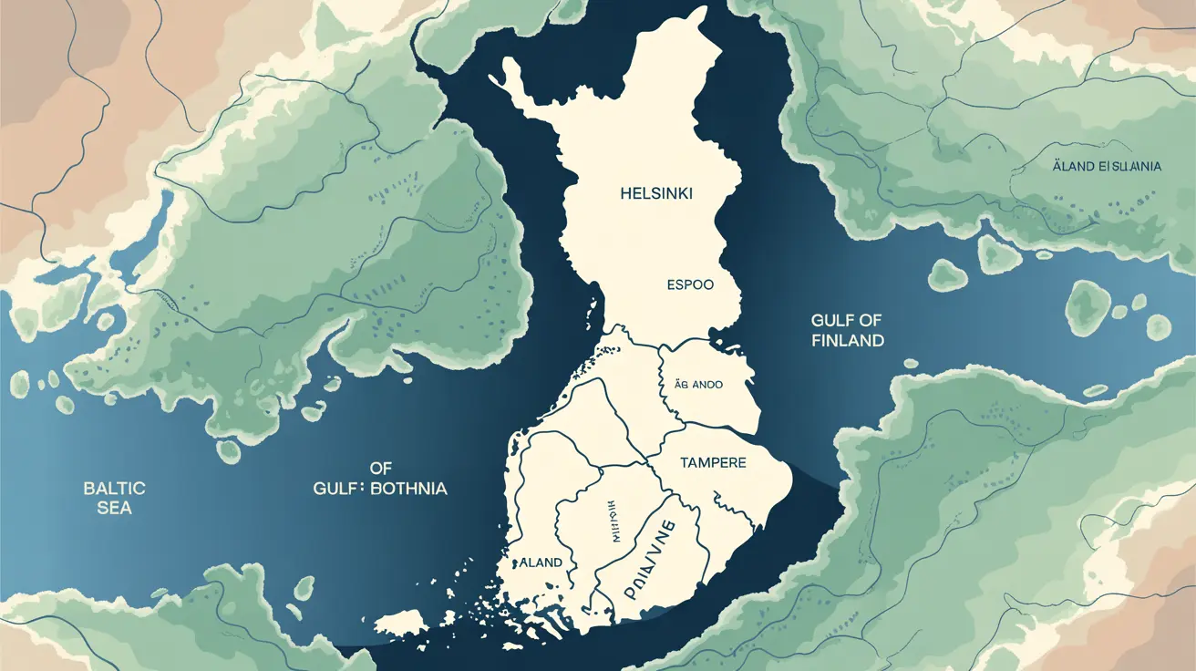 Finlandia Mapa