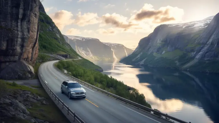 Norwegia Samochodem