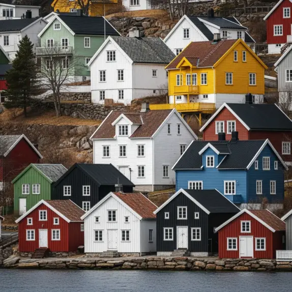 Norweskie Kolory Domów — Co Oznaczają?