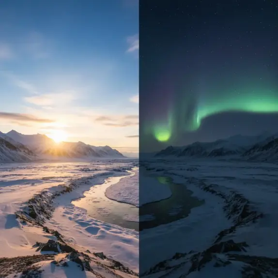 dzien i noc polarna
