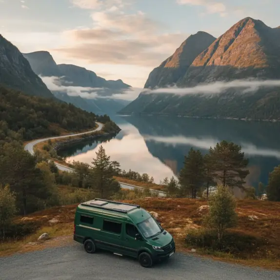kamperem do norwegii