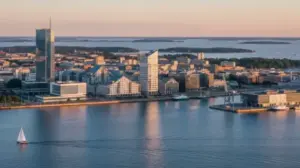 stolica i port nad zatoka finska