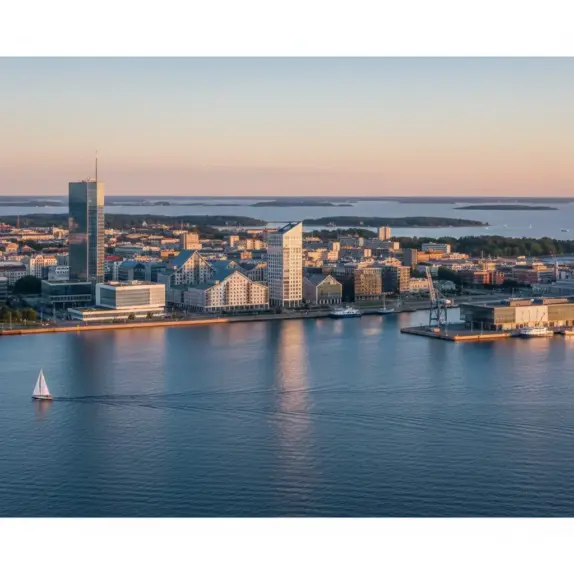 stolica i port nad zatoka finska