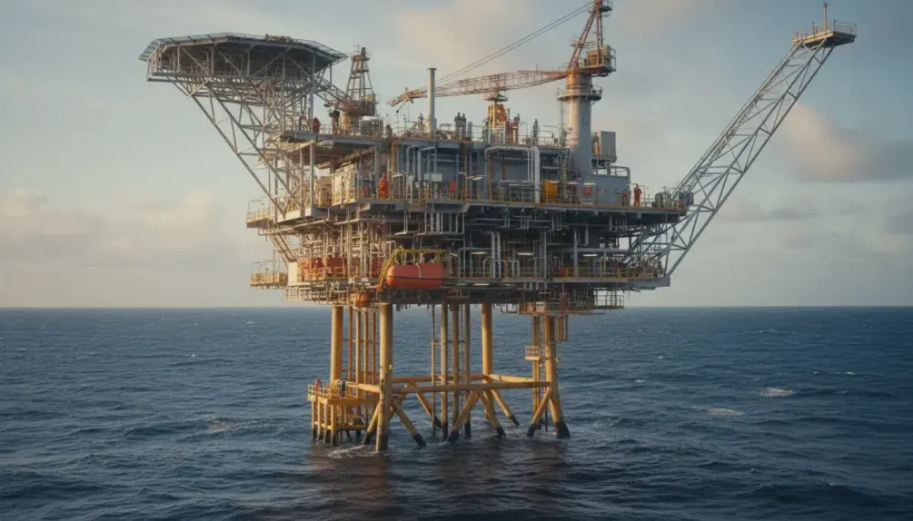 Praca na platformie wiertniczej w Norwegii