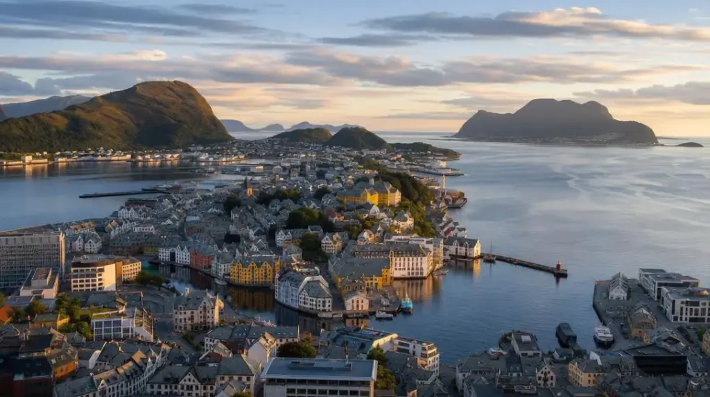 Gdzie leży miasto Ålesund i w jakim regionie Norwegii się znajduje?