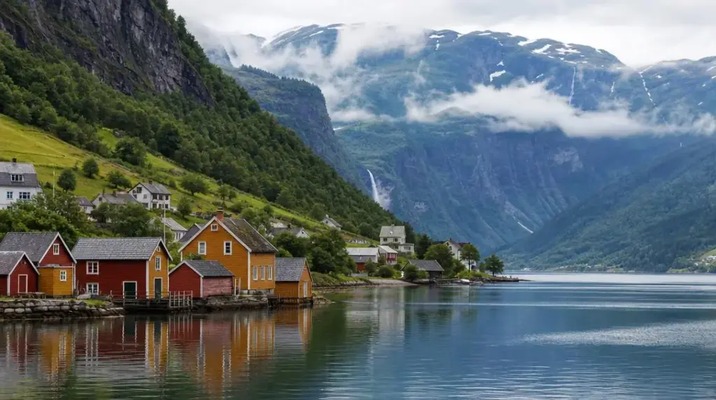 Wioski W Norwegii